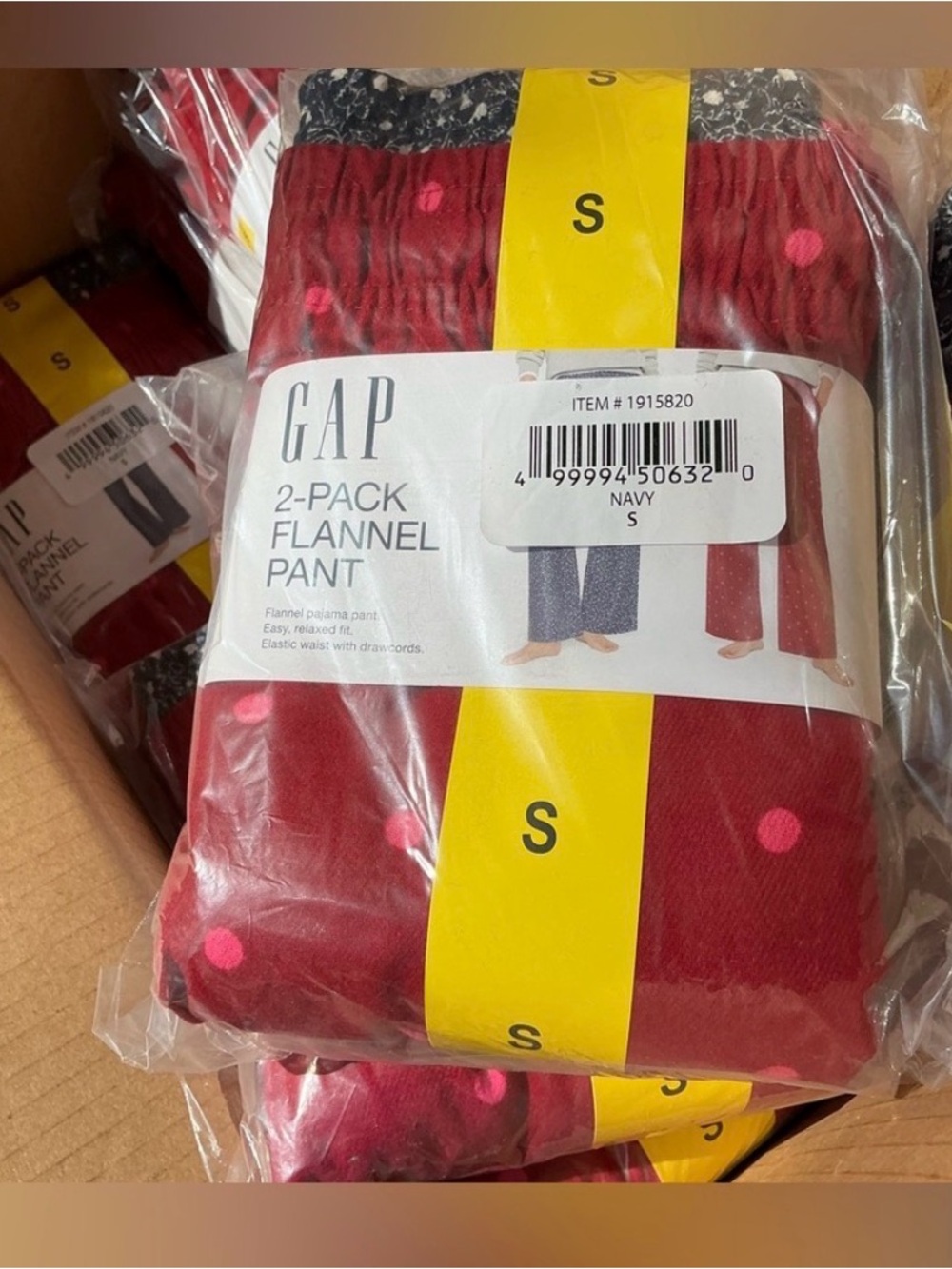 GAP Red Flannel Pajama Pants  - 2-Pack